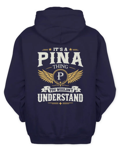 PINA KT06-M008 It’s a [NAME] Thing – You Wouldn’t Understand | Personalized Vintage T-Shirt - Unisex Hoodie - Navy