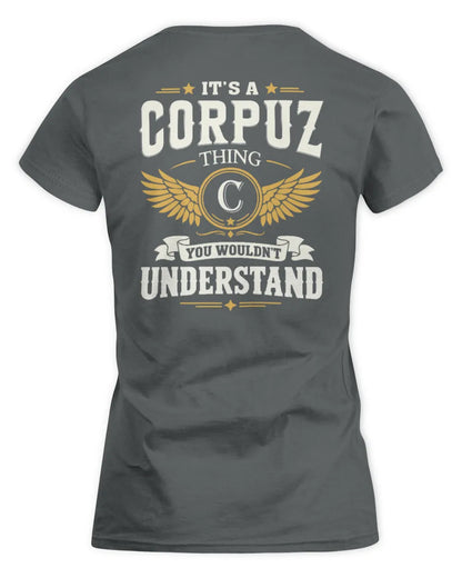 CORPUZ KT06-M008 It’s a [NAME] Thing – You Wouldn’t Understand | Personalized Vintage T-Shirt - Women's Standard T-Shirt - Charcoal