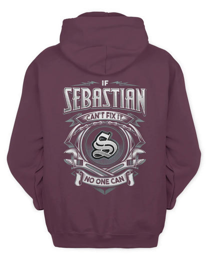 SEBASTIAN AP81-K4-626 - Personalized Ahmed Quote Apparel “If Ahmed Can't Fix It, No One Can” - Unisex Hoodie - Maroon