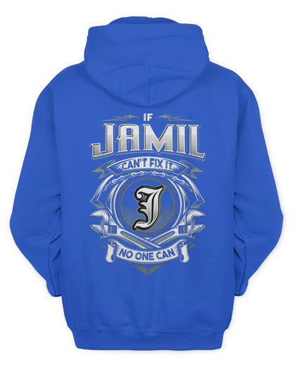 JAMIL AP81-K4-626 - Personalized Ahmed Quote Apparel “If Ahmed Can't Fix It, No One Can” - Unisex Hoodie - Royal