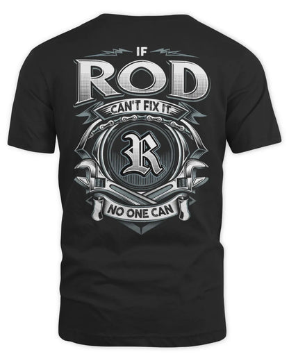 ROD AP81-K4-626 - Personalized Ahmed Quote Apparel “If Ahmed Can't Fix It, No One Can” - Unisex Standard T-Shirt - Black