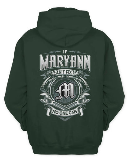 MARYANN AP81-K4-626 - Personalized Ahmed Quote Apparel “If Ahmed Can't Fix It, No One Can” - Unisex Hoodie - Forest Green