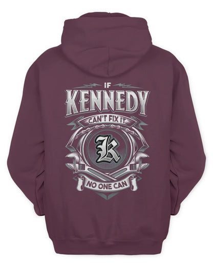 KENNEDY AP81-K4-626 - Personalized Ahmed Quote Apparel “If Ahmed Can't Fix It, No One Can” - Unisex Hoodie - Maroon