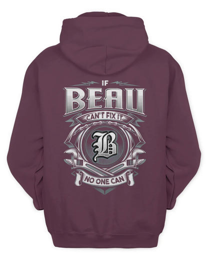 BEAU AP81-K4-626 - Personalized Ahmed Quote Apparel “If Ahmed Can't Fix It, No One Can” - Unisex Hoodie - Maroon