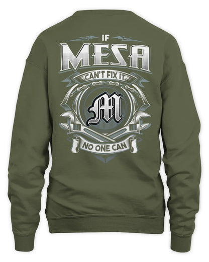 MESA AP81-K4-626 - Personalized Ahmed Quote Apparel “If Ahmed Can't Fix It, No One Can” - Unisex Sweatshirt - Military Green