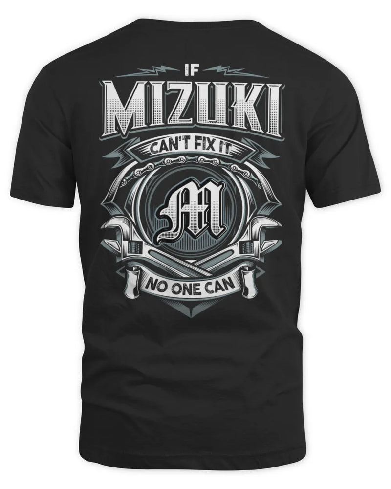 MIZUKI AP81-K4-626 - Personalized Ahmed Quote Apparel “If Ahmed Can't Fix It, No One Can” - Unisex Standard T-Shirt - Black