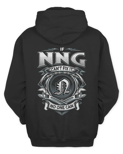 NNG AP81-K4-626 - Personalized Ahmed Quote Apparel “If Ahmed Can't Fix It, No One Can” - Unisex Hoodie - Black