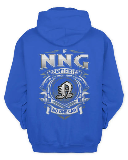 NNG AP81-K4-626 - Personalized Ahmed Quote Apparel “If Ahmed Can't Fix It, No One Can” - Unisex Hoodie - Royal