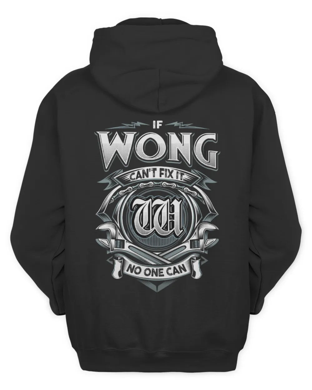 WONG AP81-K4-626 - Personalized Ahmed Quote Apparel “If Ahmed Can't Fix It, No One Can” - Unisex Hoodie - Black