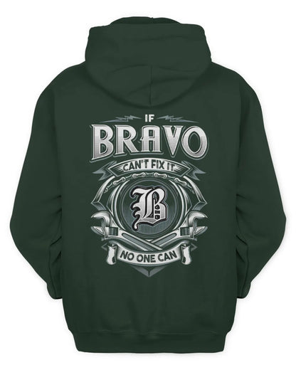 BRAVO AP81-K4-626 - Personalized Ahmed Quote Apparel “If Ahmed Can't Fix It, No One Can” - Unisex Hoodie - Forest Green