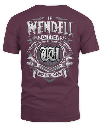 WENDELL AP81-K4-626 - Personalized Ahmed Quote Apparel “If Ahmed Can't Fix It, No One Can” - Unisex Standard T-Shirt - Maroon