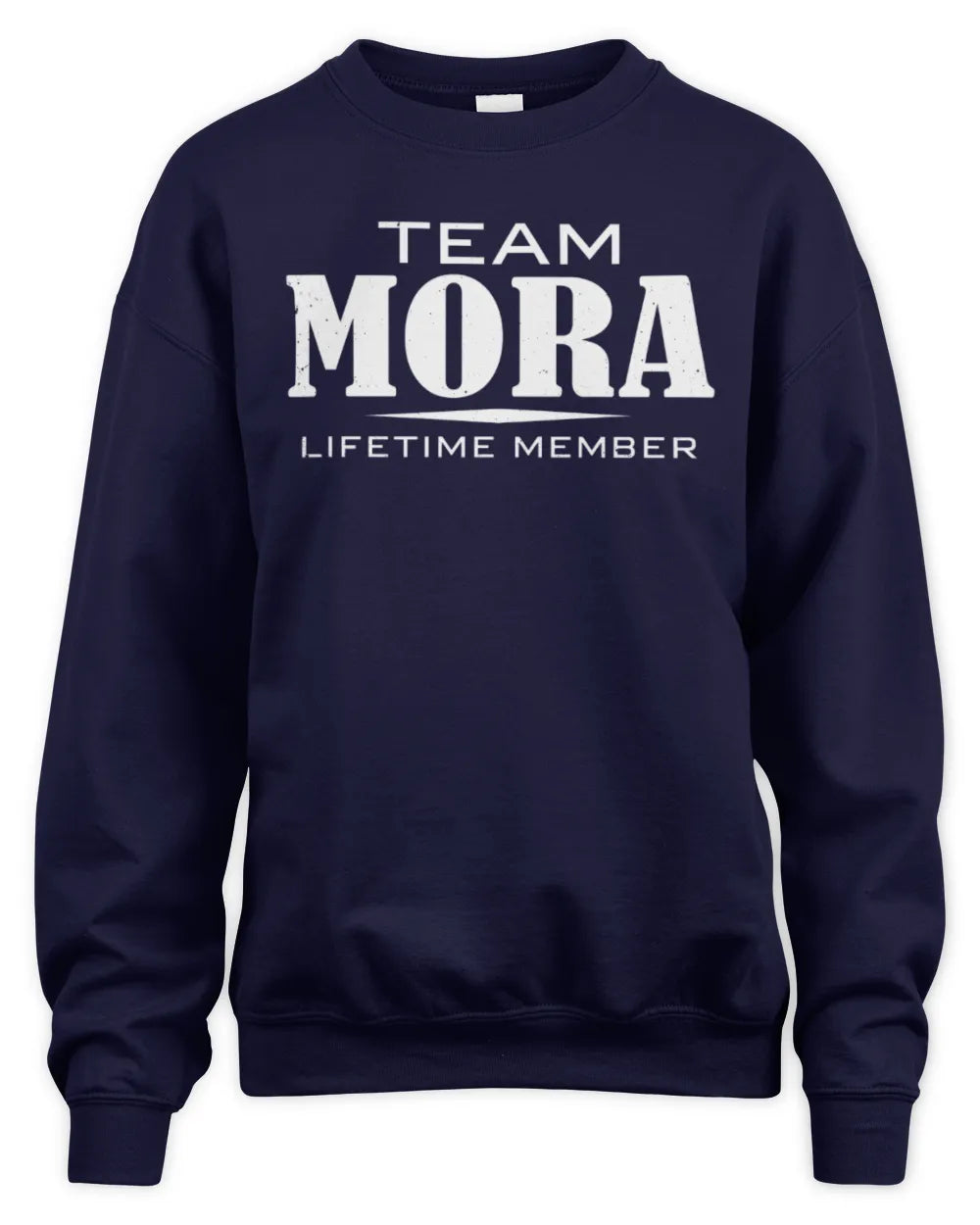 MORA BL62-K4-128 - Personalized “Team NAME Lifetime Member” - Unisex Sweatshirt - Navy