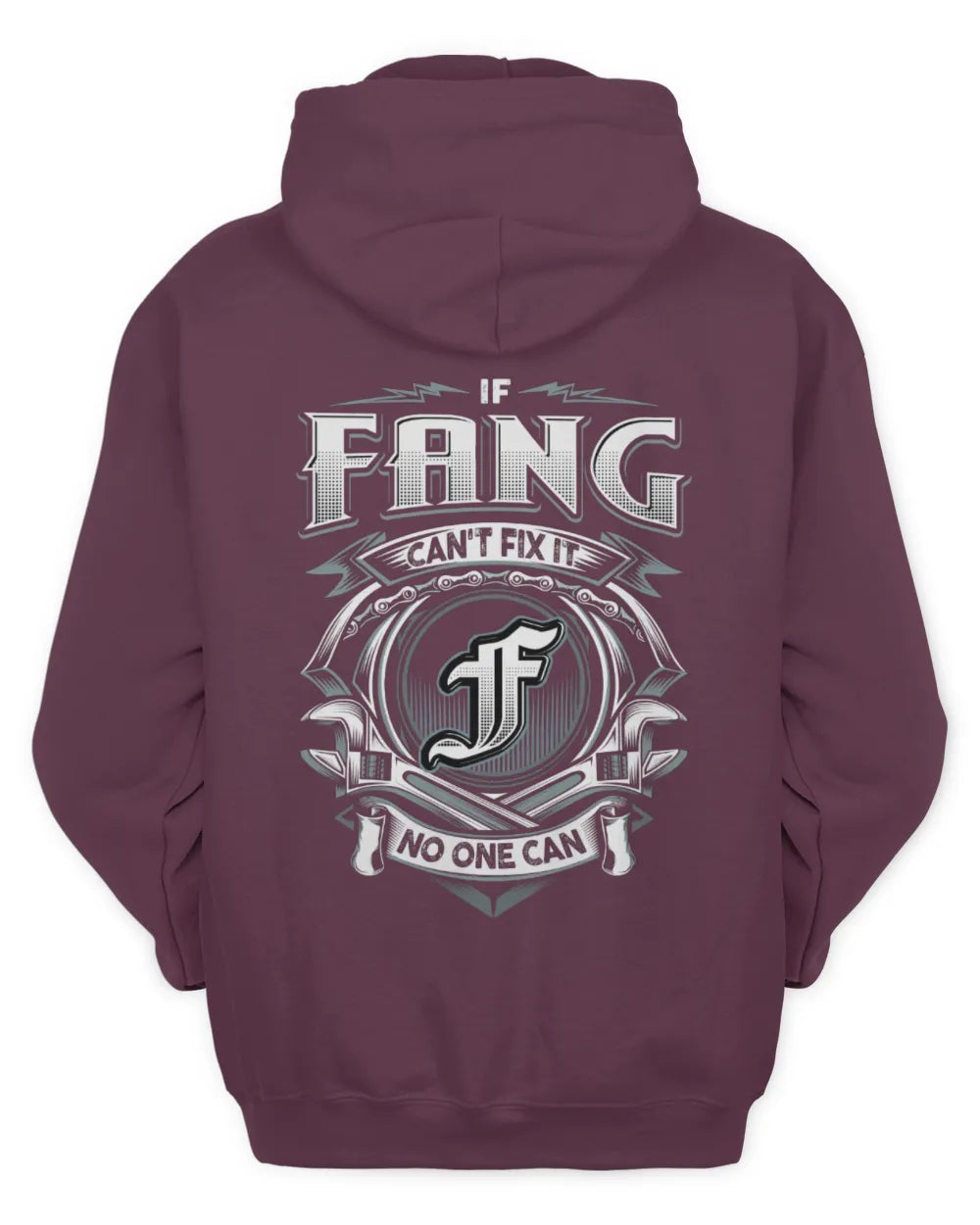 FANG AP81-K4-626 - Personalized Ahmed Quote Apparel “If Ahmed Can't Fix It, No One Can” - Unisex Hoodie - Maroon