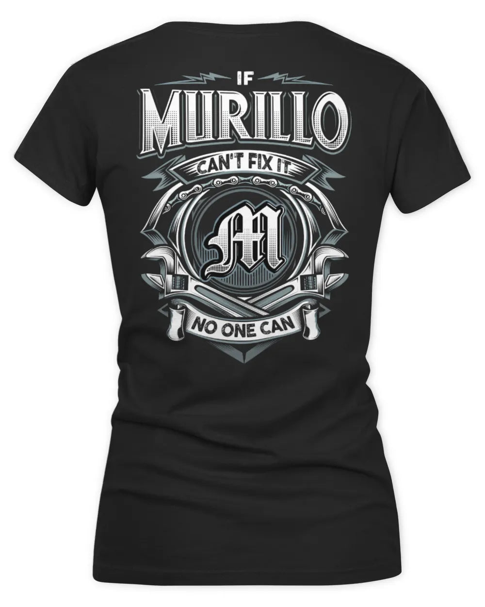 MURILLO AP81-K4-626 - Personalized Ahmed Quote Apparel “If Ahmed Can't Fix It, No One Can” - Women's V-Neck T-Shirt - Black
