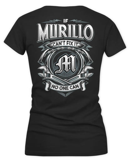 MURILLO AP81-K4-626 - Personalized Ahmed Quote Apparel “If Ahmed Can't Fix It, No One Can” - Women's V-Neck T-Shirt - Black