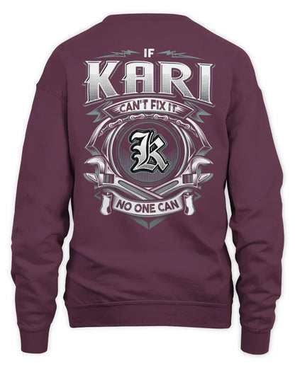 KARI AP81-K4-626 - Personalized Ahmed Quote Apparel “If Ahmed Can't Fix It, No One Can” - Unisex Sweatshirt - Maroon