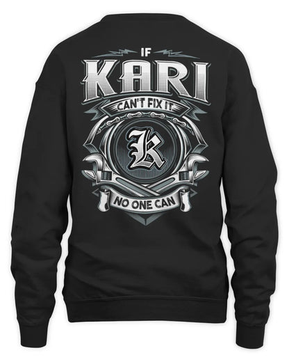 KARI AP81-K4-626 - Personalized Ahmed Quote Apparel “If Ahmed Can't Fix It, No One Can” - Unisex Sweatshirt - Black