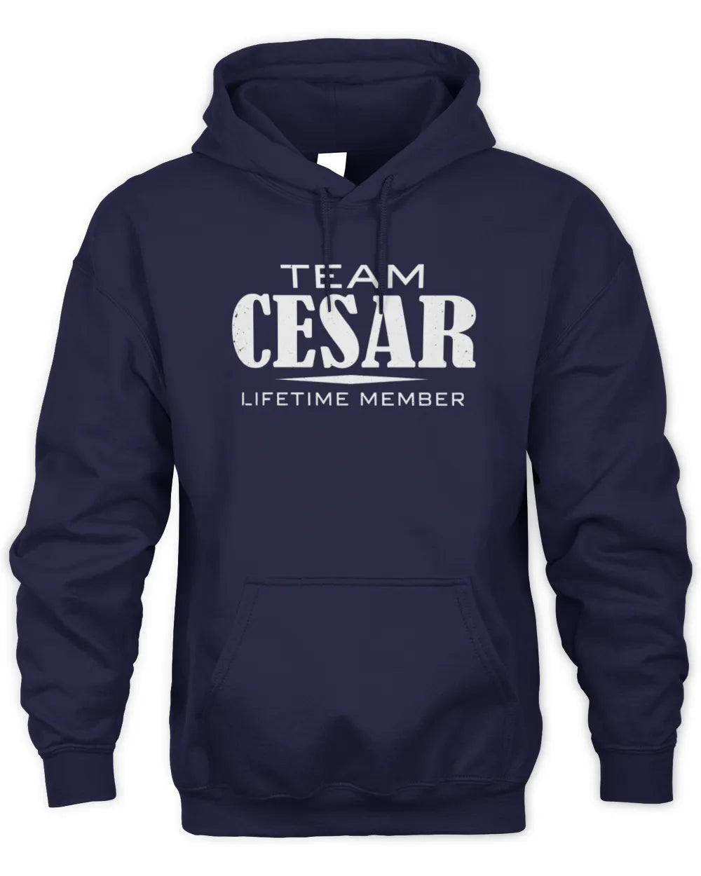 CESAR BL62-K4-128 - Personalized “Team NAME Lifetime Member” - Unisex Hoodie - Navy