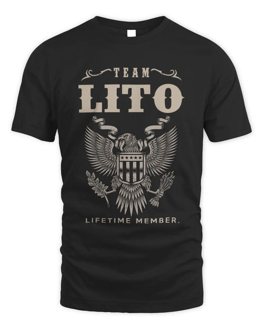 LITO TP06-K82 – Personalized Classic Style Apparel “Team NAME Lifetime Member”