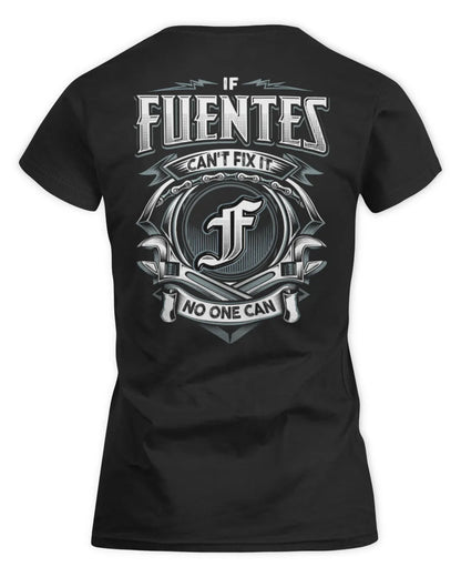 FUENTES AP81-K4-626 - Personalized Ahmed Quote Apparel “If Ahmed Can't Fix It, No One Can” - Women's Standard T-Shirt - Black