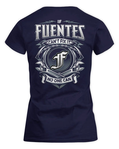 FUENTES AP81-K4-626 - Personalized Ahmed Quote Apparel “If Ahmed Can't Fix It, No One Can” - Women's Standard T-Shirt - Navy