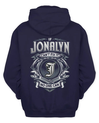 JONALYN AP81-K4-626 - Personalized Ahmed Quote Apparel “If Ahmed Can't Fix It, No One Can” - Unisex Hoodie - Navy