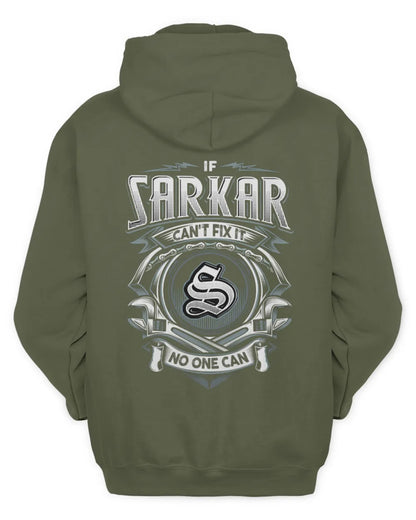 SARKAR AP81-K4-626 - Personalized Ahmed Quote Apparel “If Ahmed Can't Fix It, No One Can” - Unisex Hoodie - Military Green