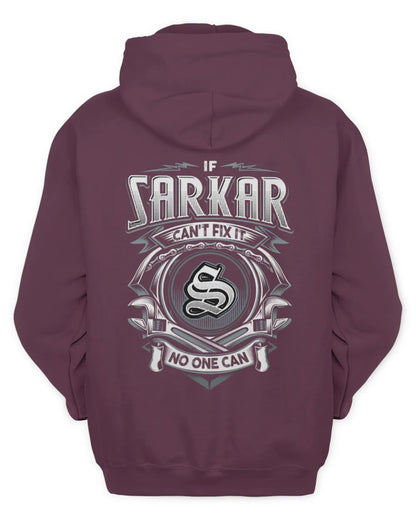 SARKAR AP81-K4-626 - Personalized Ahmed Quote Apparel “If Ahmed Can't Fix It, No One Can” - Unisex Hoodie - Maroon