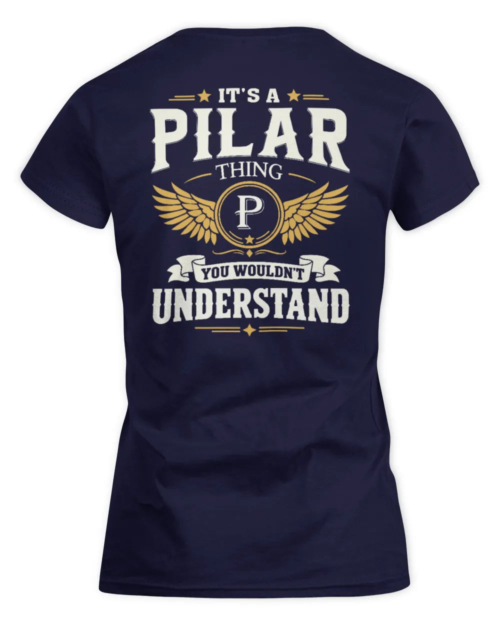 PILAR KT06-M008 It’s a [NAME] Thing – You Wouldn’t Understand | Personalized Vintage T-Shirt - Women's Standard T-Shirt - Navy
