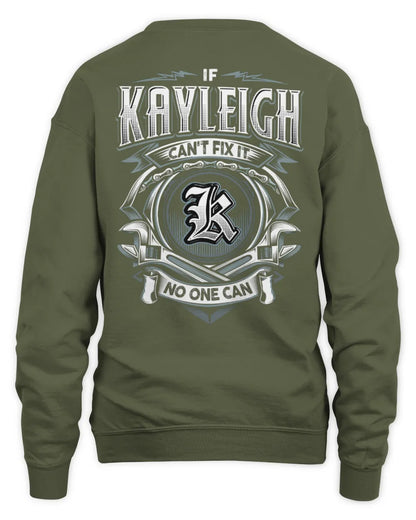 KAYLEIGH AP81-K4-626 - Personalized Ahmed Quote Apparel “If Ahmed Can't Fix It, No One Can” - Unisex Sweatshirt - Military Green