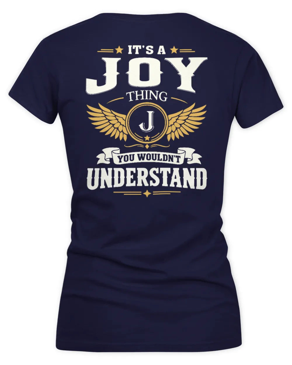 JOY KT06-M008 It’s a [NAME] Thing – You Wouldn’t Understand | Personalized Vintage T-Shirt - Women's V-Neck T-Shirt - Navy