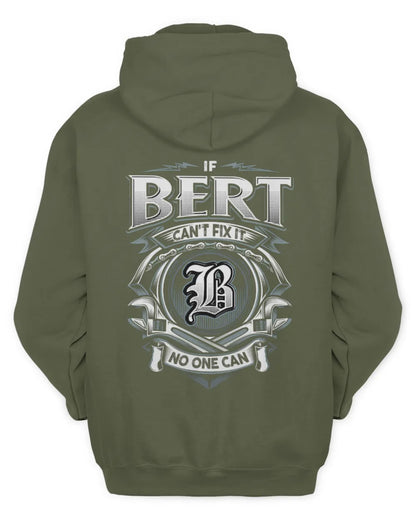 BERT AP81-K4-626 - Personalized Ahmed Quote Apparel “If Ahmed Can't Fix It, No One Can” - Unisex Hoodie - Military Green