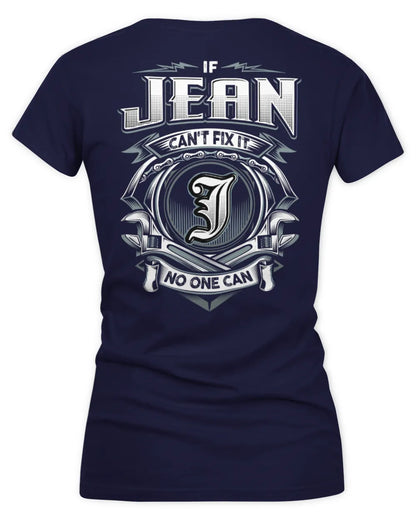 JEAN AP81-K4-626 - Personalized Ahmed Quote Apparel “If Ahmed Can't Fix It, No One Can” - Women's V-Neck T-Shirt - Navy