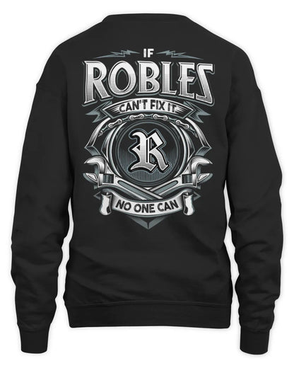 ROBLES AP81-K4-626 - Personalized Ahmed Quote Apparel “If Ahmed Can't Fix It, No One Can” - Unisex Sweatshirt - Black