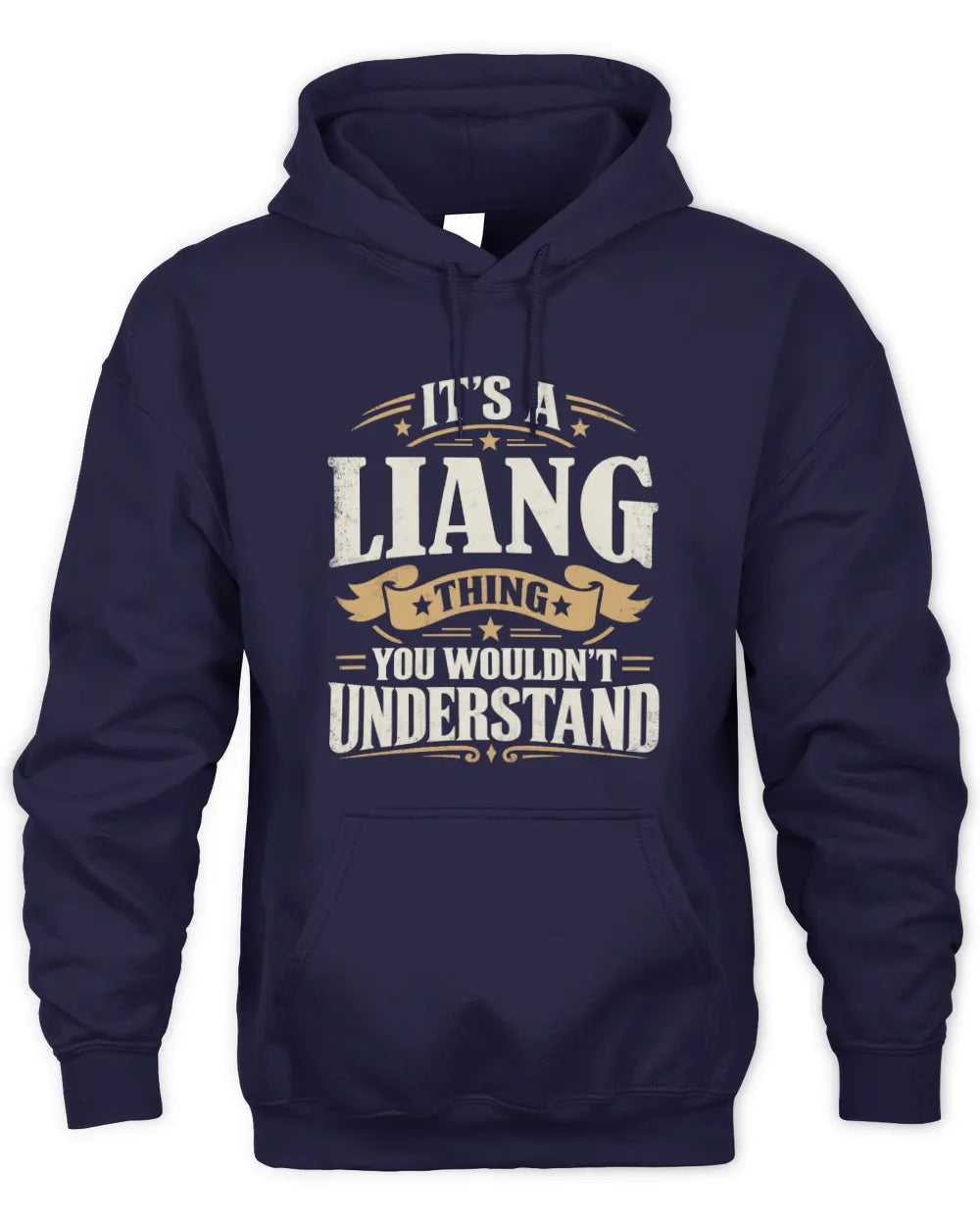 LIANG P08 TH51 - Personalized “It’s a/an [NAME] Thing – You Wouldn’t Understand” Shirt - Unisex Hoodie - Navy