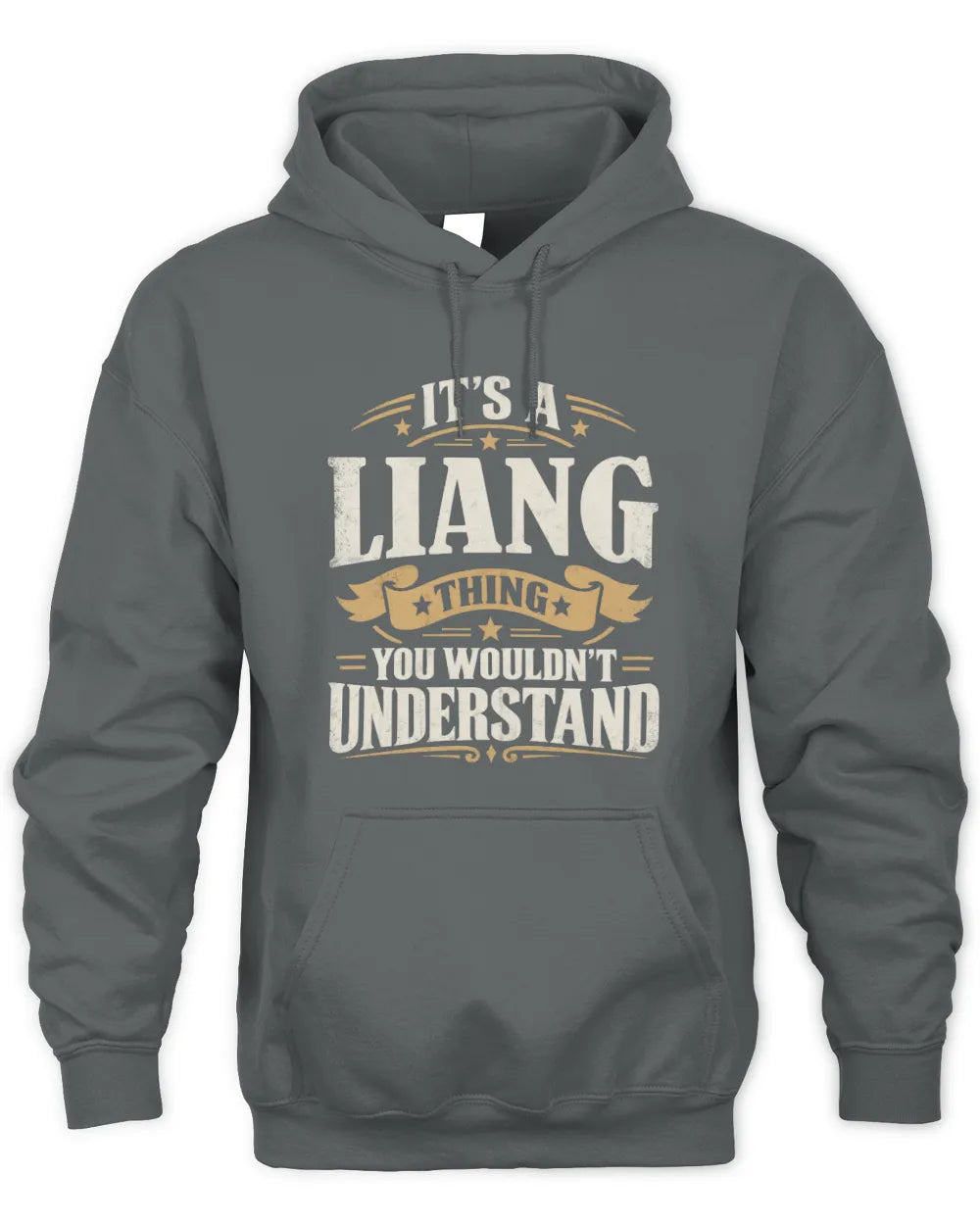 LIANG P08 TH51 - Personalized “It’s a/an [NAME] Thing – You Wouldn’t Understand” Shirt - Unisex Hoodie - Charcoal