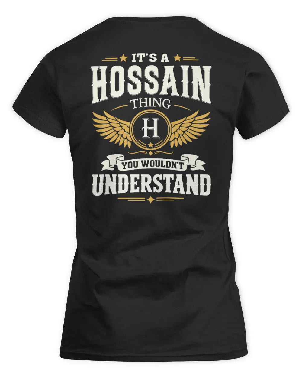 HOSSAIN KT06-M008 It’s a [NAME] Thing – You Wouldn’t Understand | Personalized Vintage T-Shirt - Women's Standard T-Shirt - Black