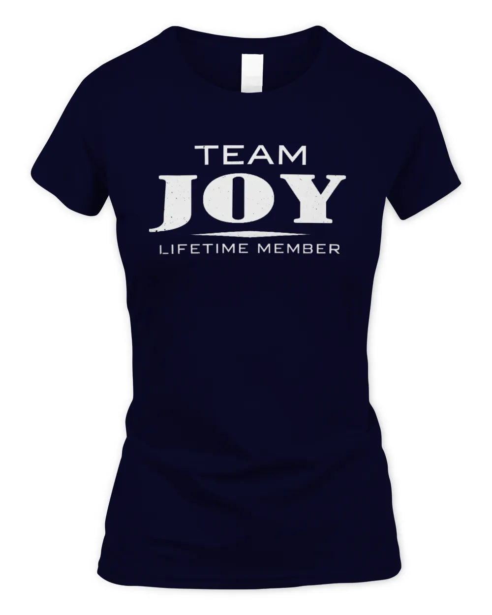 JOY BL62-K4-128 - Personalized “Team NAME Lifetime Member” - Women's Standard T-Shirt - Navy