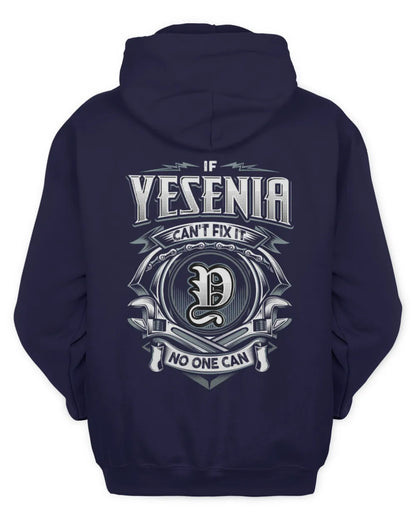 YESENIA AP81-K4-626 - Personalized Ahmed Quote Apparel “If Ahmed Can't Fix It, No One Can” - Unisex Hoodie - Navy