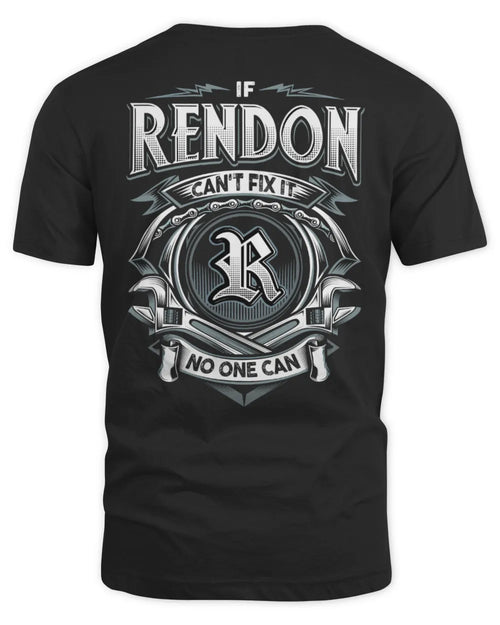 RENDON AP81-K4-626 - Personalized Ahmed Quote Apparel “If Ahmed Can't Fix It, No One Can” - Unisex Standard T-Shirt - Black