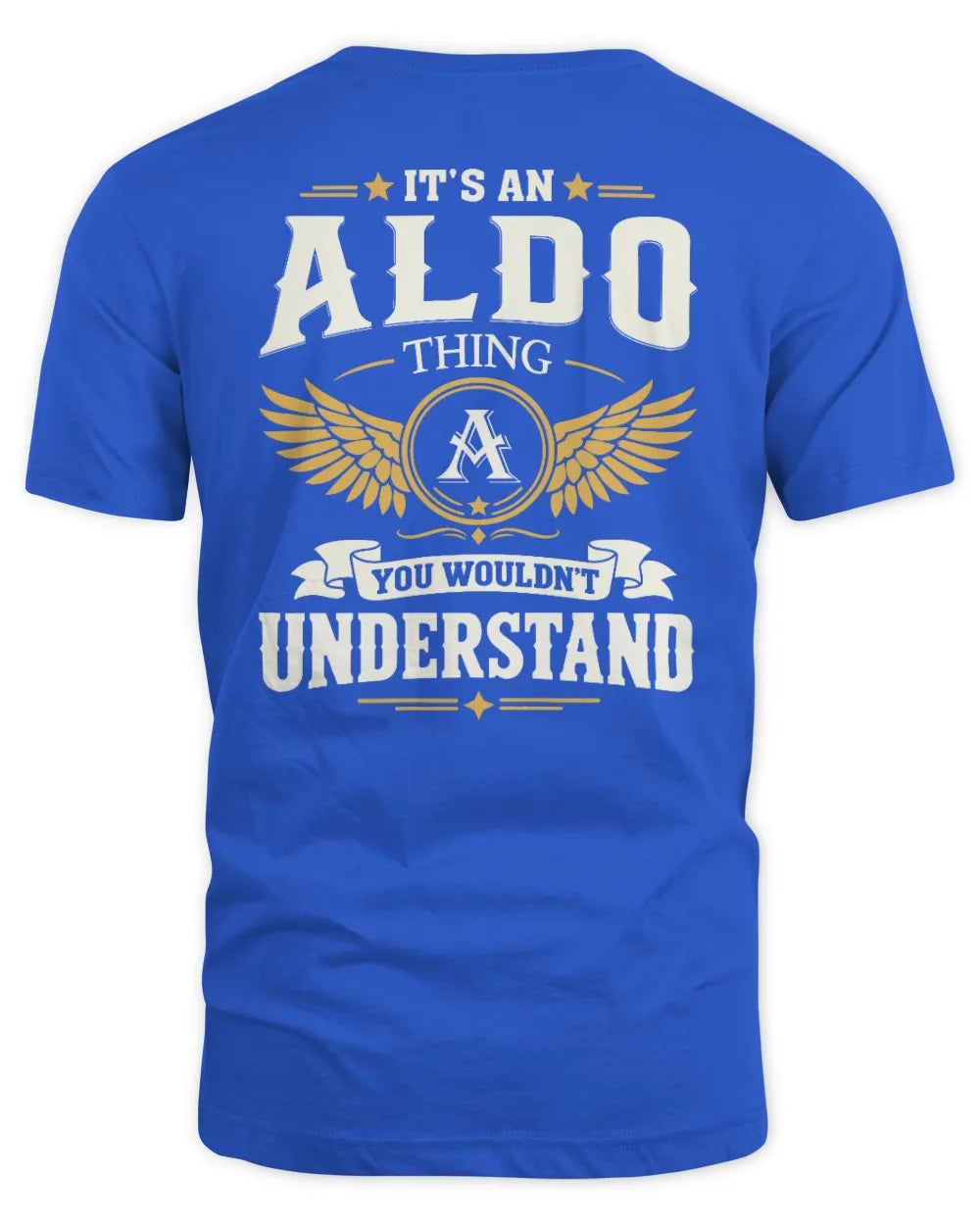 ALDO KT06-M008 It’s a [NAME] Thing – You Wouldn’t Understand | Personalized Vintage T-Shirt - Unisex Standard T-Shirt - Royal