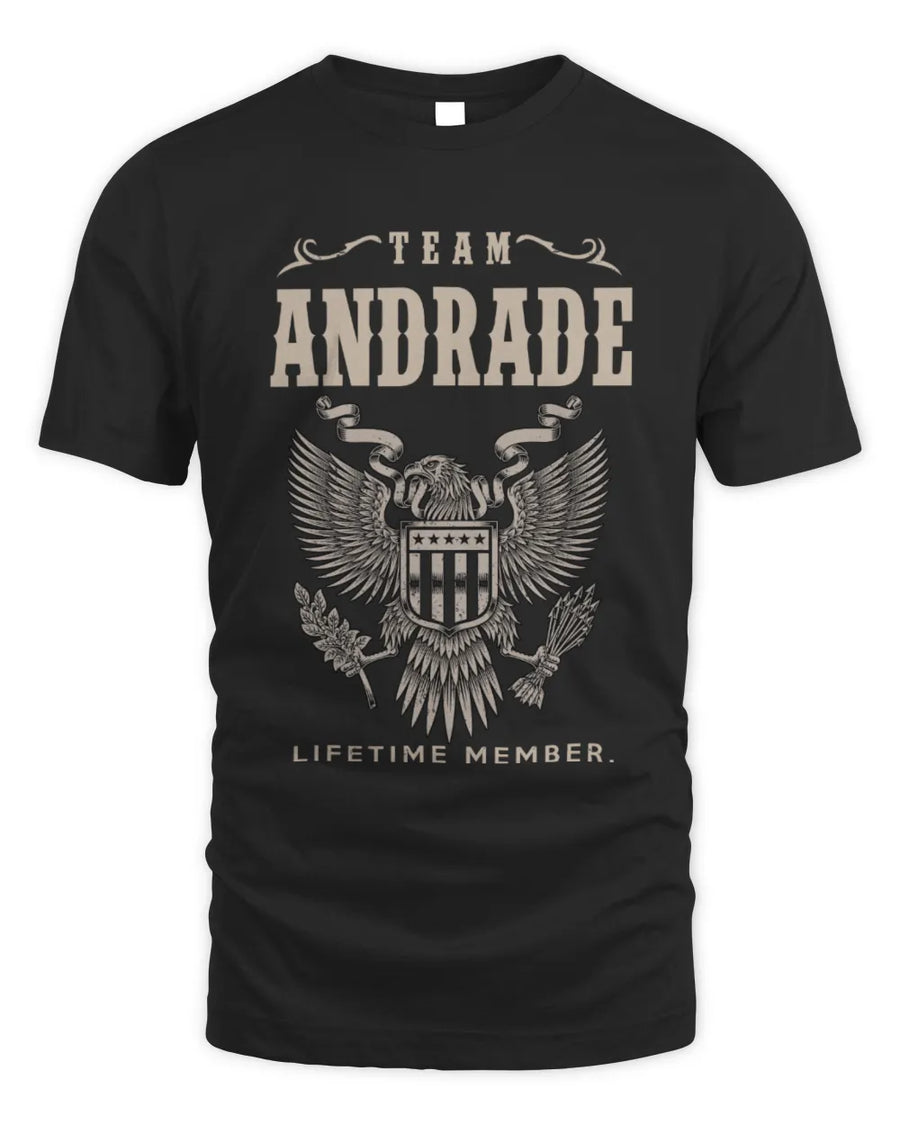 ANDRADE TP06-K82 – Personalized Classic Style Apparel “Team NAME Lifetime Member”