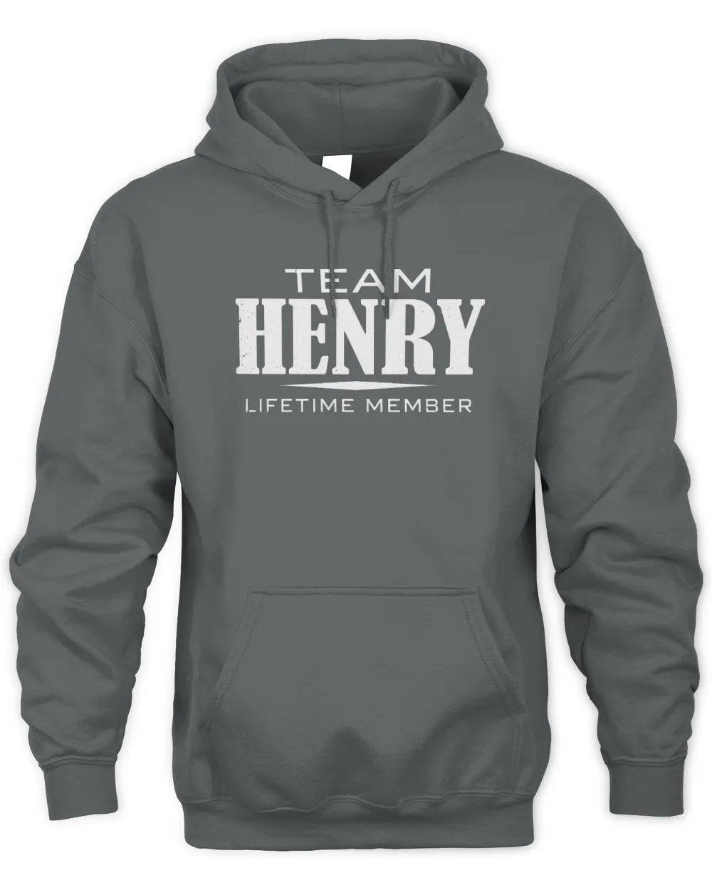 HENRY BL62-K4-128 - Personalized “Team NAME Lifetime Member” - Unisex Hoodie - Charcoal