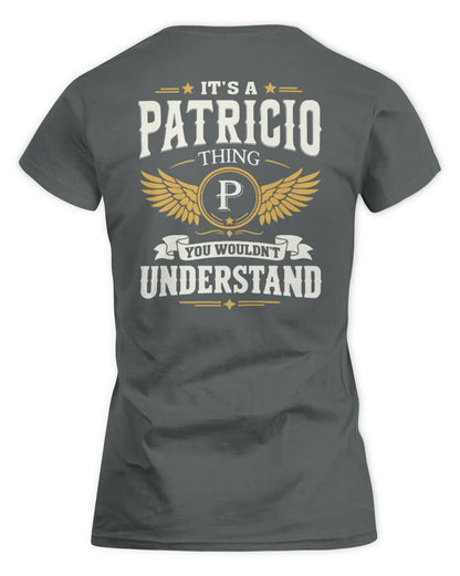 PATRICIO KT06-M008 It’s a [NAME] Thing – You Wouldn’t Understand | Personalized Vintage T-Shirt - Women's Standard T-Shirt - Charcoal