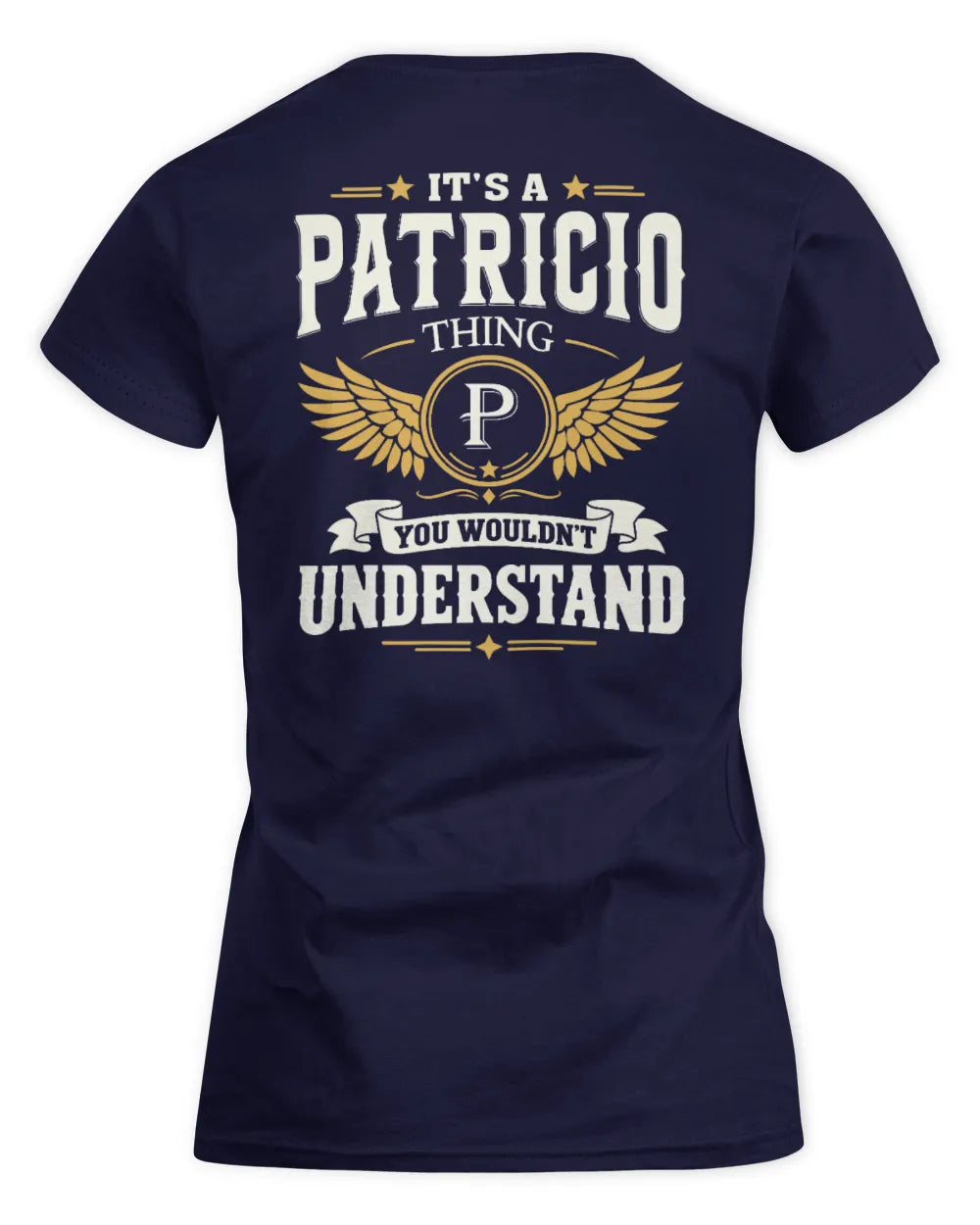 PATRICIO KT06-M008 It’s a [NAME] Thing – You Wouldn’t Understand | Personalized Vintage T-Shirt - Women's Standard T-Shirt - Navy