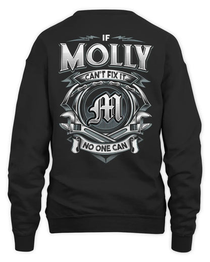 MOLLY AP81-K4-626 - Personalized Ahmed Quote Apparel “If Ahmed Can't Fix It, No One Can” - Unisex Sweatshirt - Black