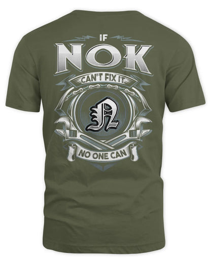 NOK AP81-K4-626 - Personalized Ahmed Quote Apparel “If Ahmed Can't Fix It, No One Can” - Unisex Standard T-Shirt - Military Green