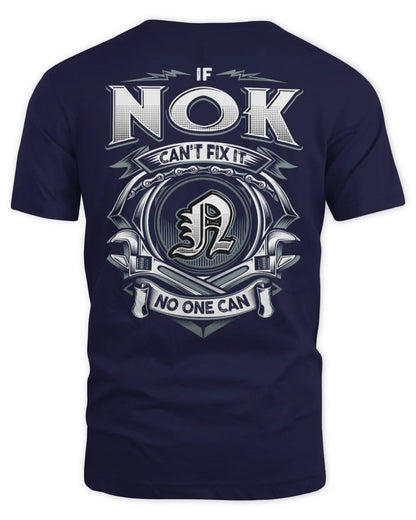NOK AP81-K4-626 - Personalized Ahmed Quote Apparel “If Ahmed Can't Fix It, No One Can” - Unisex Standard T-Shirt - Navy