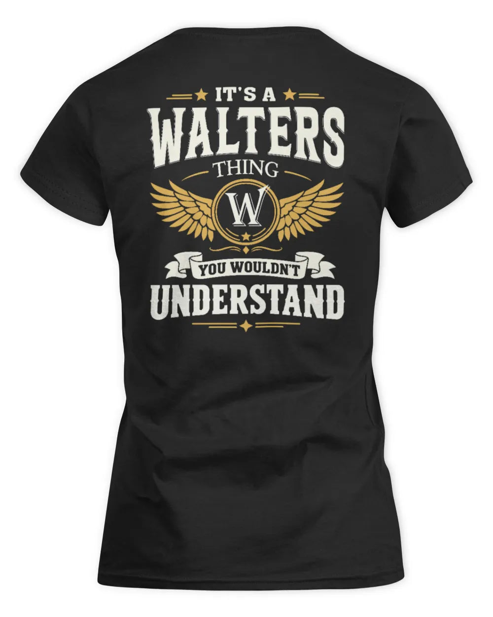 WALTERS KT06-M008 It’s a [NAME] Thing – You Wouldn’t Understand | Personalized Vintage T-Shirt - Women's Standard T-Shirt - Black
