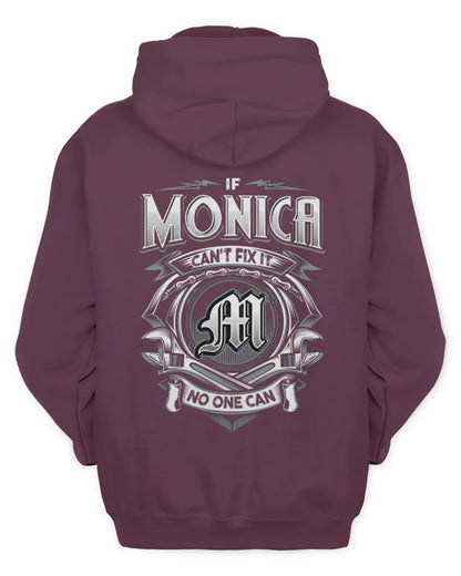 MONICA AP81-K4-626 - Personalized Ahmed Quote Apparel “If Ahmed Can't Fix It, No One Can” - Unisex Hoodie - Maroon
